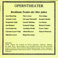 Přední strana obalu CD Operntheater - Beruhmte Tenore der 30er Jahre