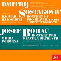 Přední strana obalu CD Šostakovič: Koncert pro klavír, trubku a smyčcový orchestr, Boháč,J. Koncert pro klavír a orchestr
