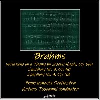 Přední strana obalu CD Brahms: Variations on a Theme by Joseph Haydn, OP. 56A - Symphony NO. 3, OP. 90 - Symphony NO. 4, OP. 98 (Live)