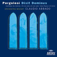 Přední strana obalu CD Pergolesi: Dixit Dominus; Confitebor, tibi Domine; Chi non ode e chi non vede; Salve regina in A minor