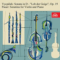 Přední strana obalu CD Vycpálek: Sonata in D "Chvála houslí", Pauer: Sonatina pro housle a orchestr housle a orchestr