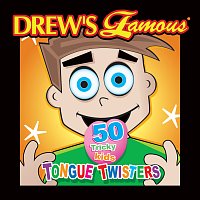 Přední strana obalu CD Drew's Famous 50 Tricky Kids Tongue Twisters