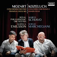 Přední strana obalu CD Mozart: Concertos For Two Pianos K 242 & 365; Kozeluch: Four Hands Piano Concerto