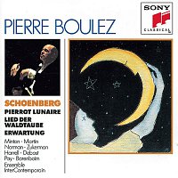 Přední strana obalu CD Schoenberg:  Erwartung, Pierrot Lunaire, Lied der Waldtaube from Gurrelieder