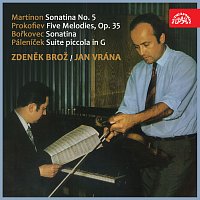 Přední strana obalu CD Martinon: Sonatina č. 5 - Prokofjev: Pět melodií, op. 35 - Bořkovec: Sonatina - Páleníček: Suita piccola in G