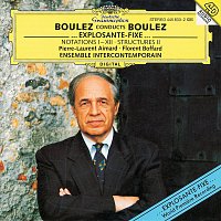 Přední strana obalu CD Boulez conducts Boulez - ...explosante-fixe...; Notations I-XII; Structures II