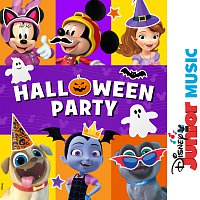 Přední strana obalu CD Disney Junior Music Halloween Party