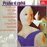 Přední strana obalu CD Praha si zpívá. Písničky z let 1955-1965