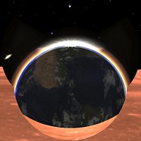 Přední strana obalu CD Spaceborne