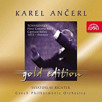 Přední strana obalu CD Ančerl Gold Edition 20. Čajkovskij: Koncert pro klavír a orch. b moll, Italské capriccio, Slavnostní předehra