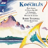 Přední strana obalu CD Koechlin: Horn Sonata; 15 Pieces Op.180; 11 Sonneries for 2, 3 or 4 Horns; Morceau de Lecture